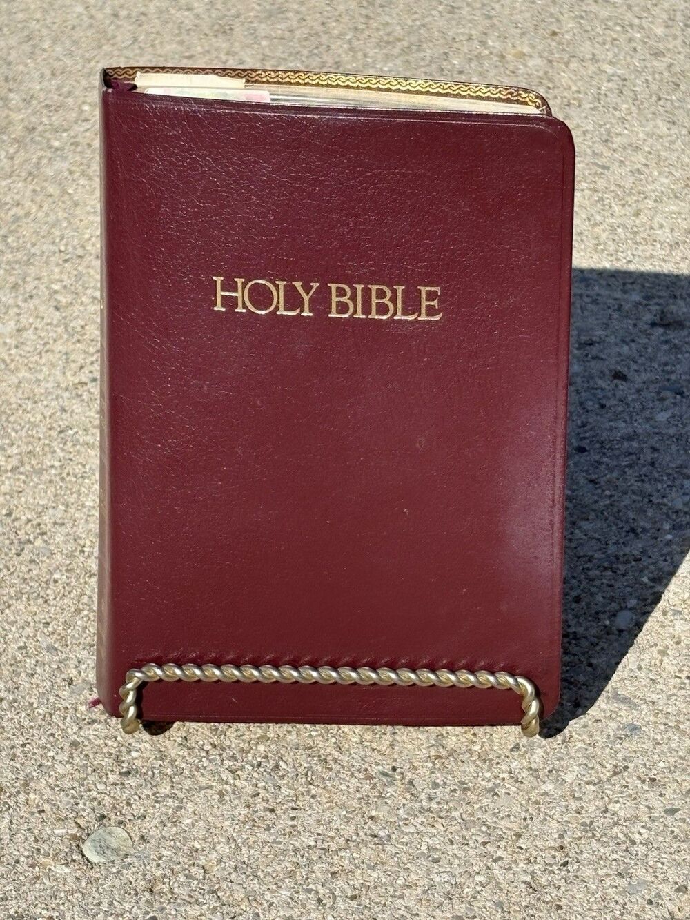 Holy Bible King James Version KJV Giant Print Red Letter 1976 Thomas Nelson